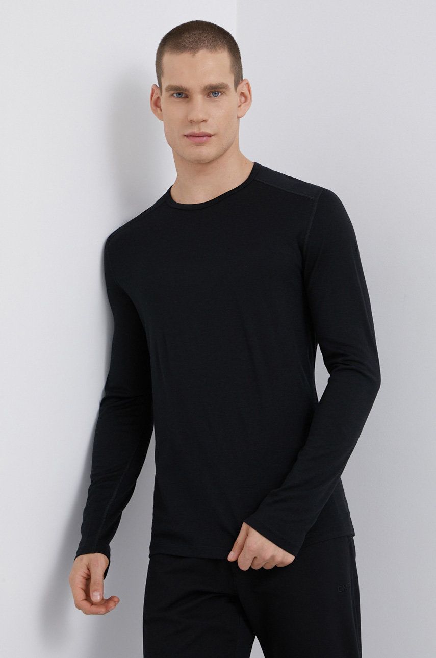 Funkční spodní prádlo z vlny Icebreaker černá barva - černá -  100% Vlna