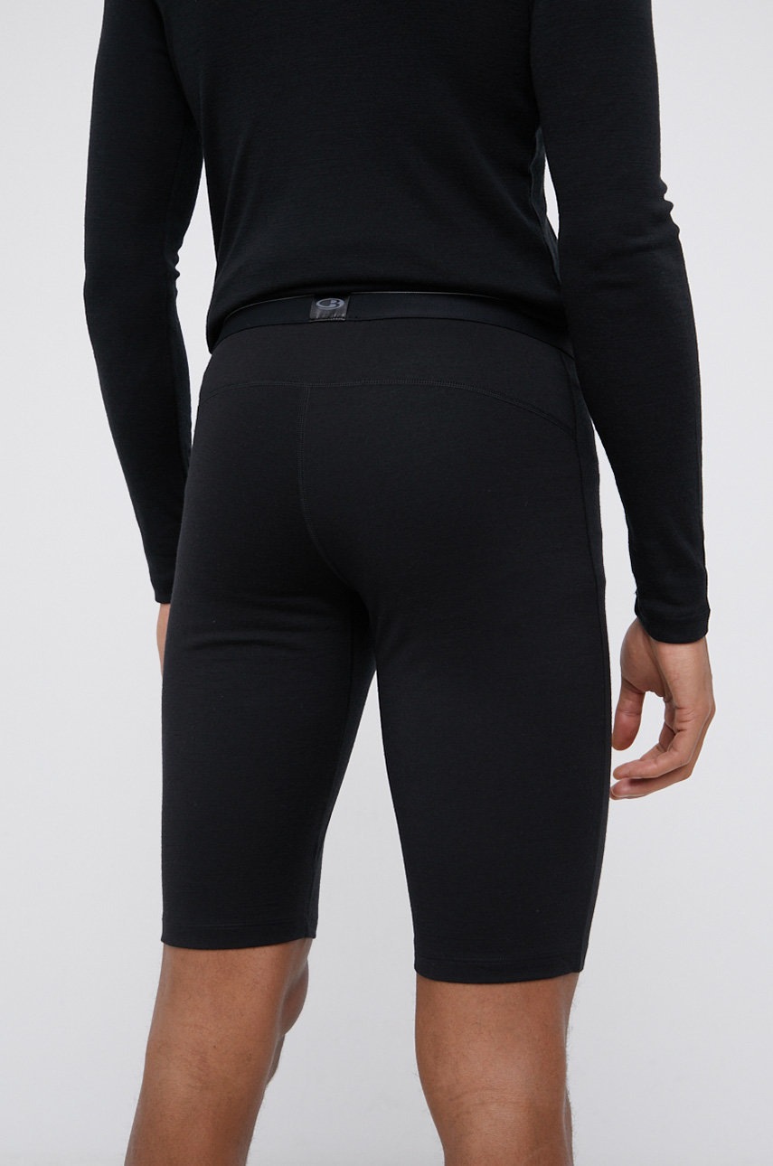 Μάλλινα ισοθερμικά Icebreaker χρώμα: μαύρο φωτογραφία