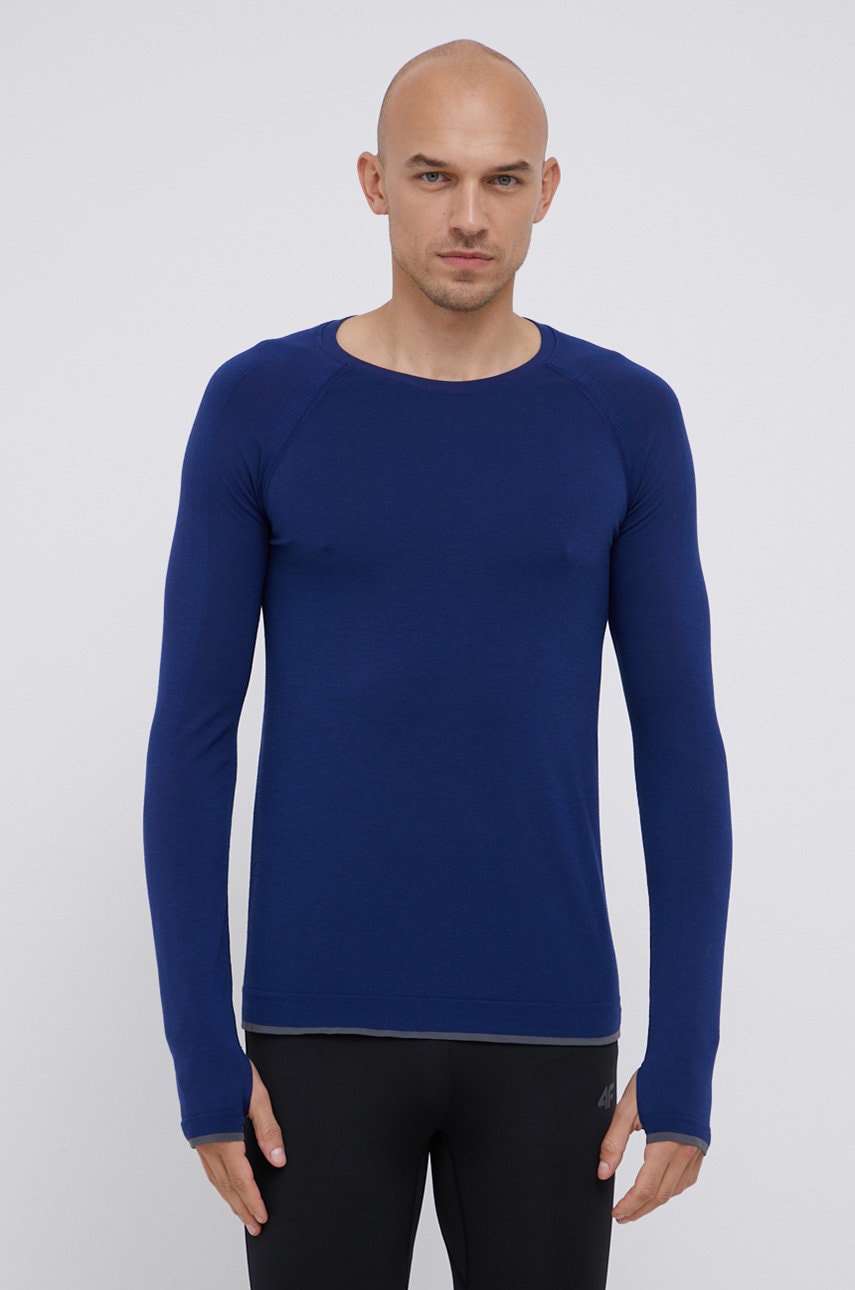 Icebreaker Longsleeve din lână culoarea albastru marin Icebreaker Longsleeve din lână culoarea albastru marin answear.ro
