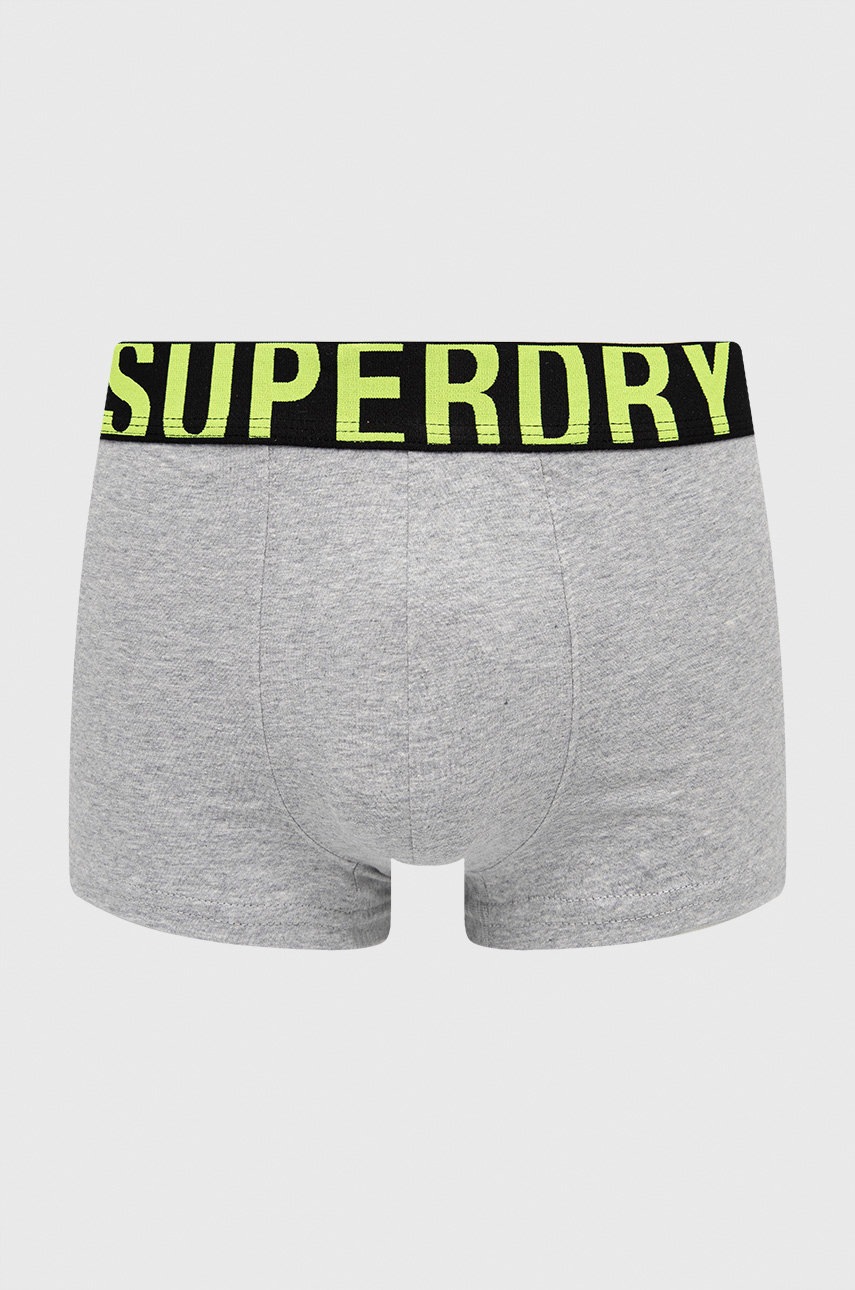 

Боксеры Superdry (2-pack) мужские цвет серый