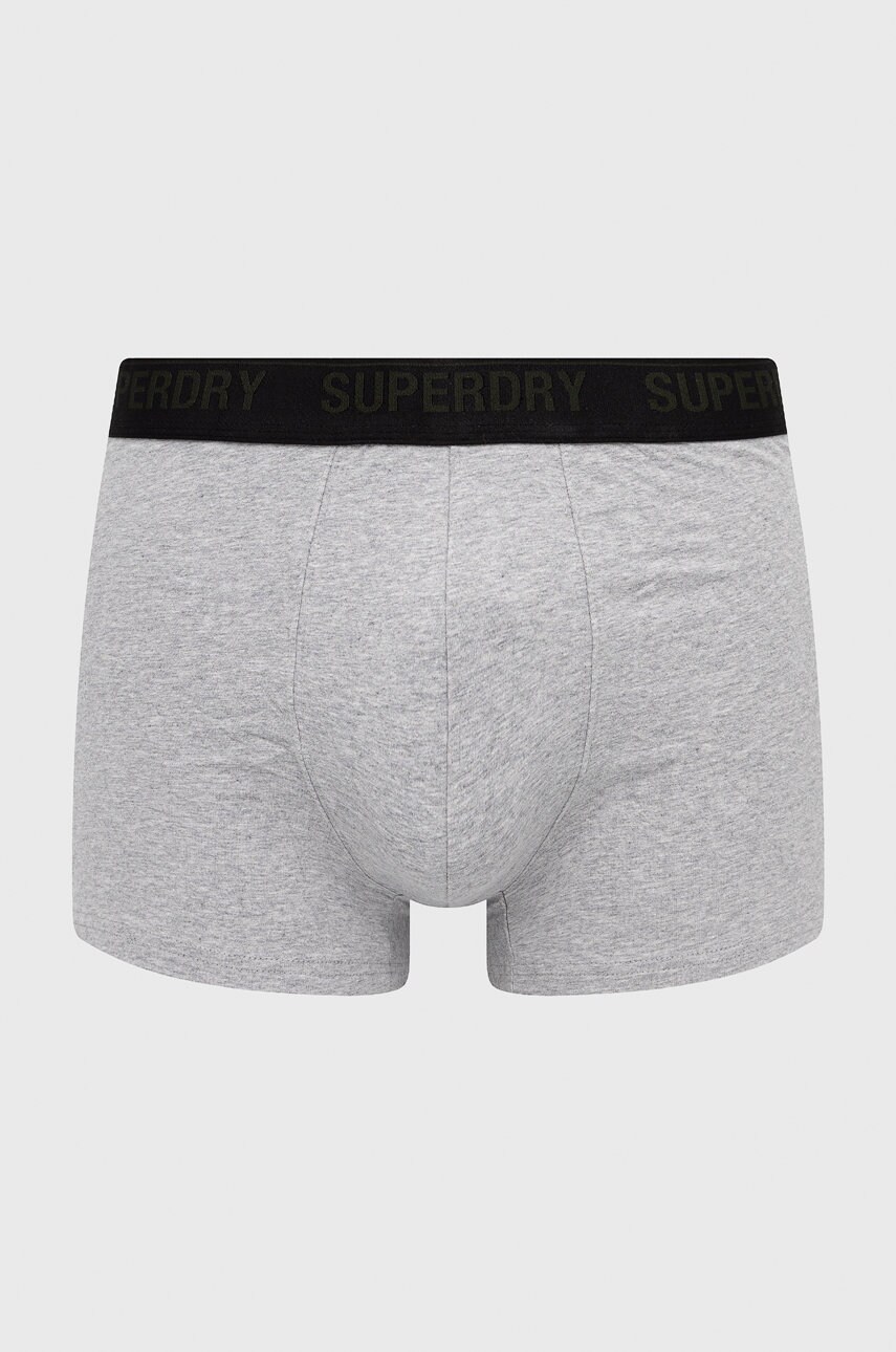 

Боксерки Superdry (3-pack) в черно, Черен