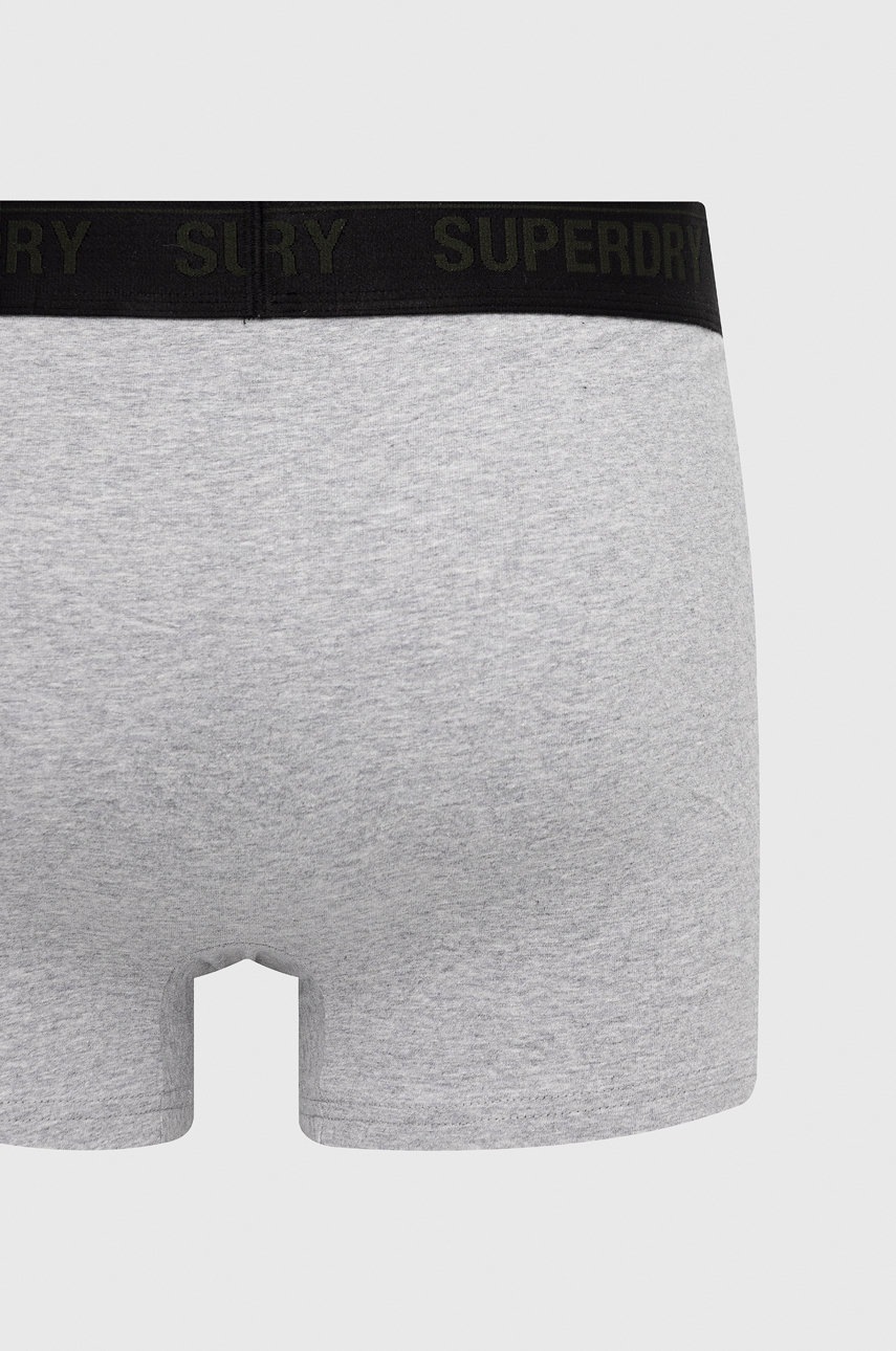 

Боксери Superdry (3-pack) чоловічі колір чорний