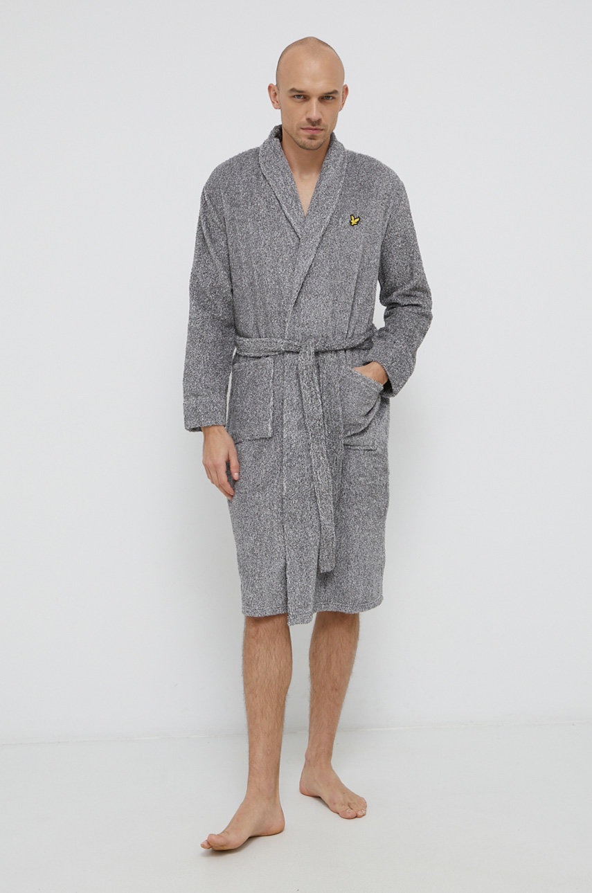 

Халат Lyle & Scott цвет серый