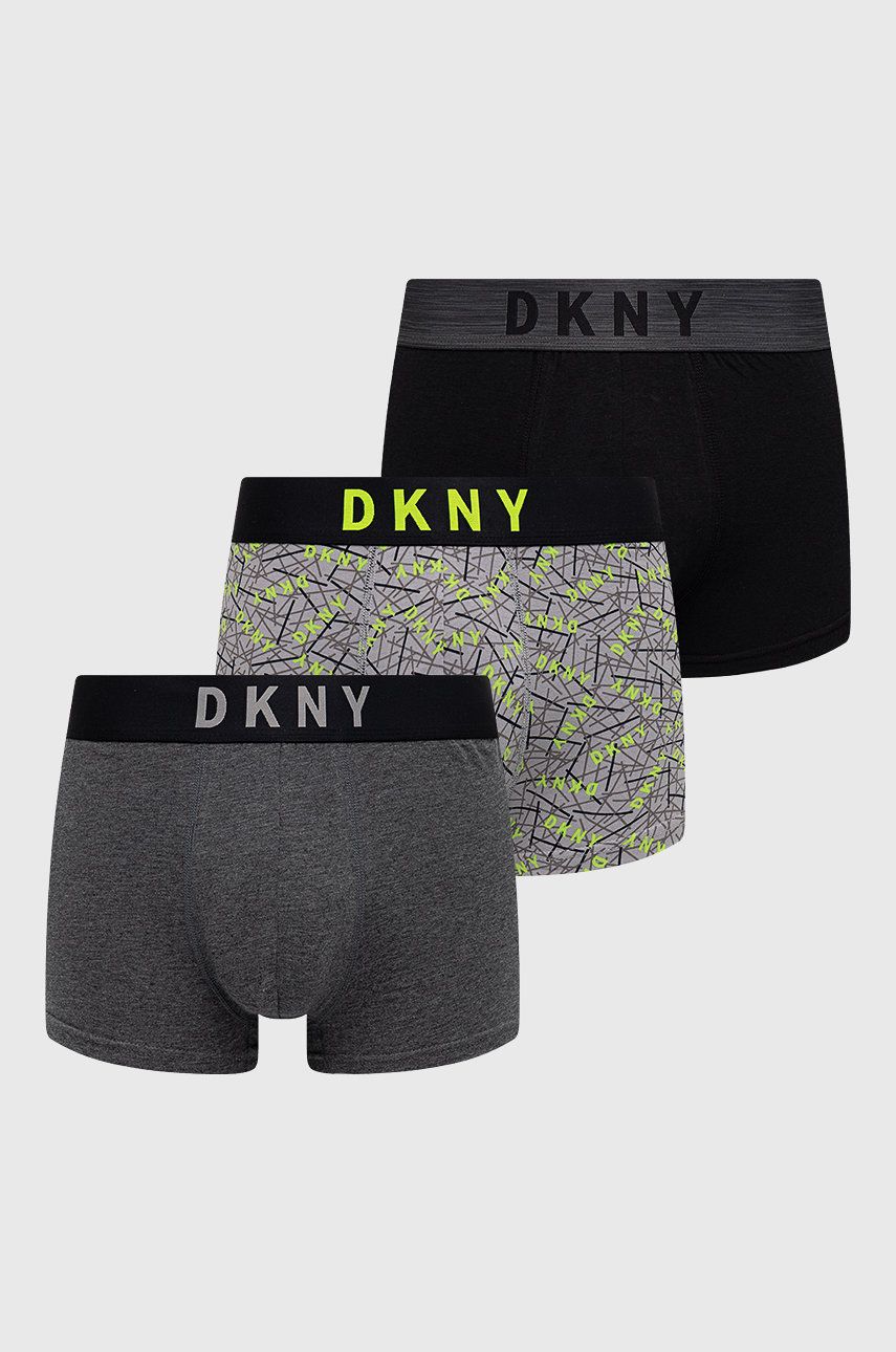 DKNY bokserki (3-pack) u5.6609 męskie kolor czarny