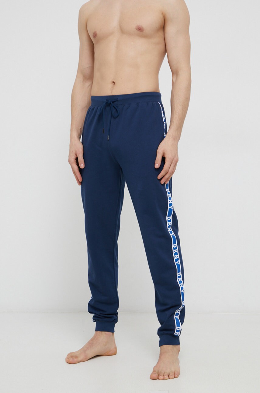 Dkny pantaloni pijama bumbac cu imprimeu