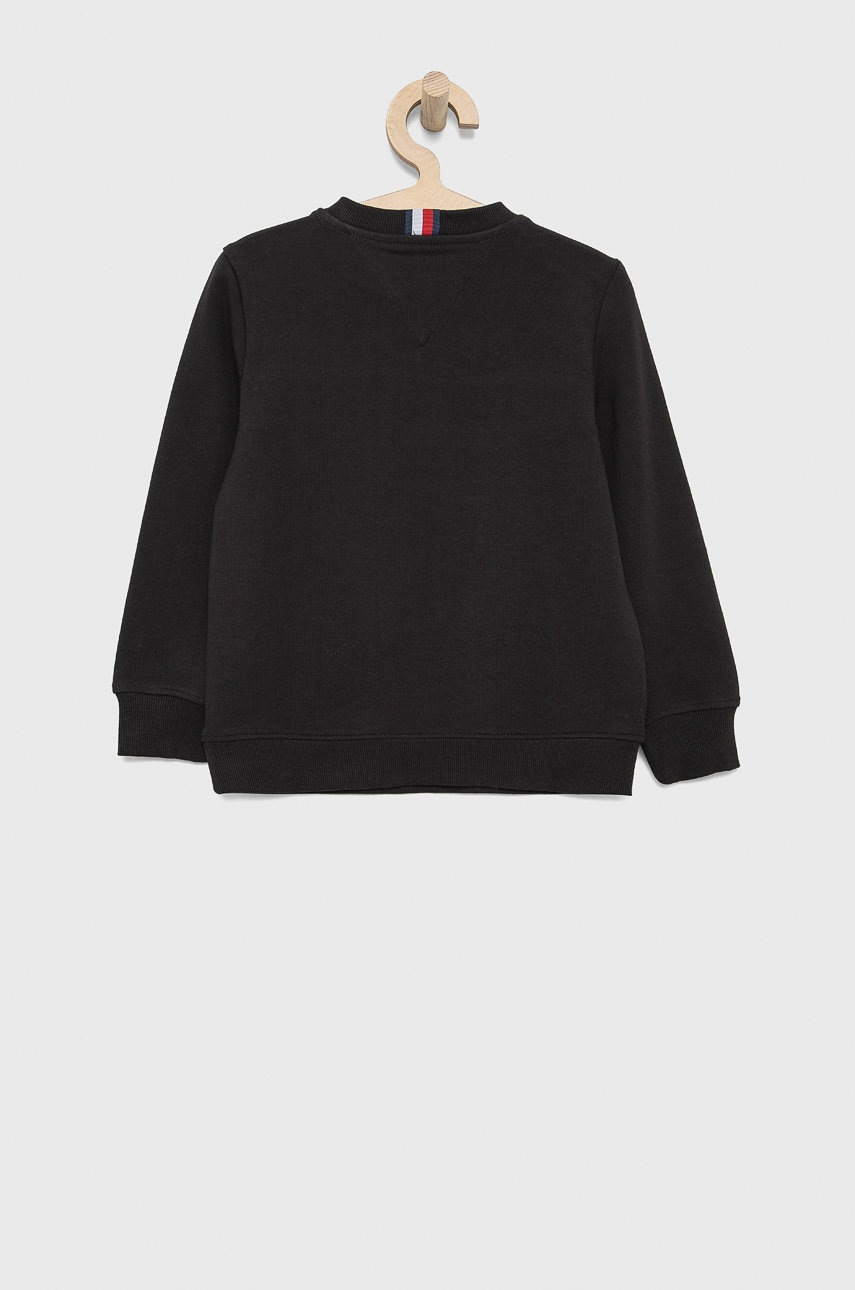 

Дитяча кофта Tommy Hilfiger колір чорний з аплікацією