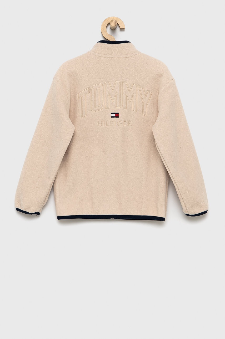 

Дитяча кофта Tommy Hilfiger колір кремовий з аплікацією