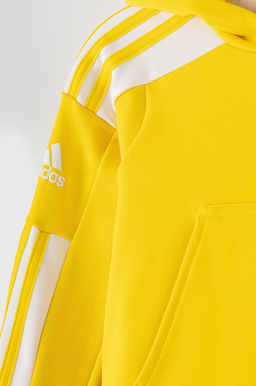 Детская кофта adidas Performance цвет жёлтый гладкая