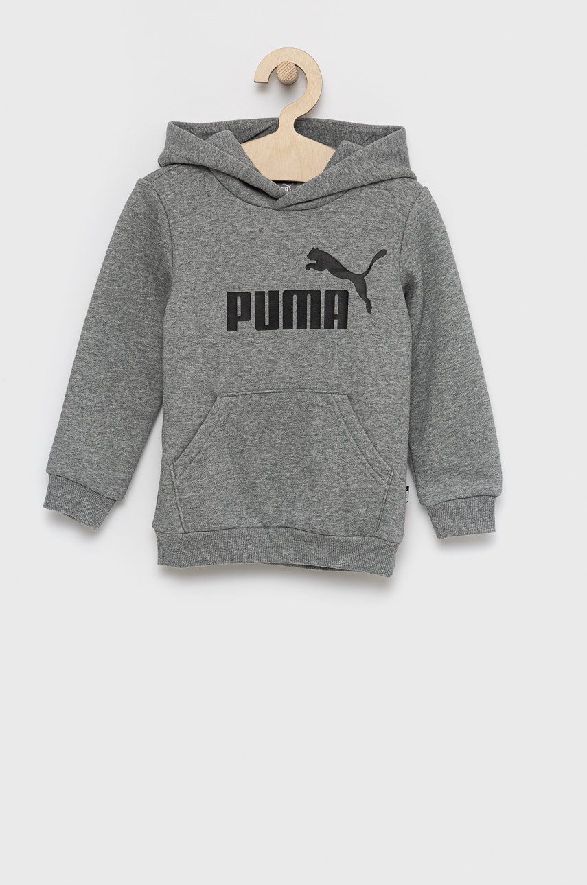 Puma Bluză copii culoarea gri, cu imprimeu 2022 ❤️ Pret Super answear imagine noua 2022