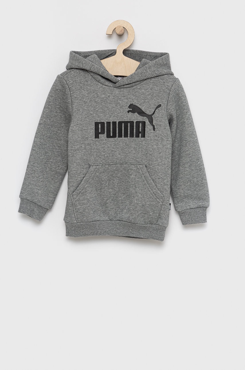 Puma Bluză copii 586965 culoarea gri, cu imprimeu