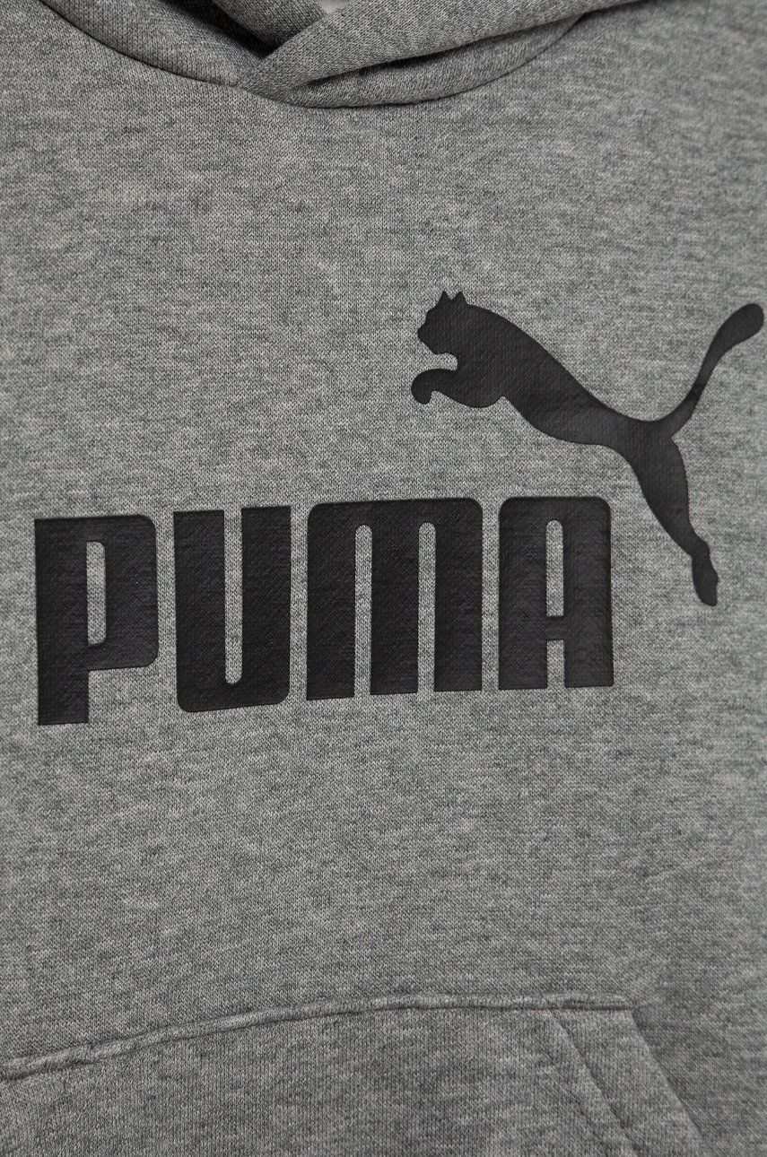 Puma Bluză Copii 586965 Culoarea Gri, Cu Imprimeu