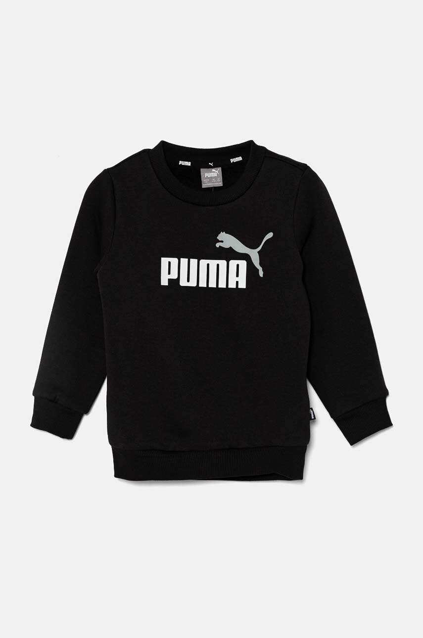 

Детски суичър Puma в черно с принт, Черен