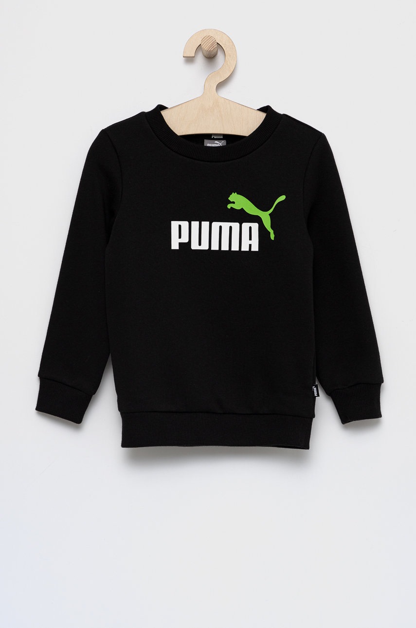 

Детски суичър Puma 586986 в черно с принт, Черен