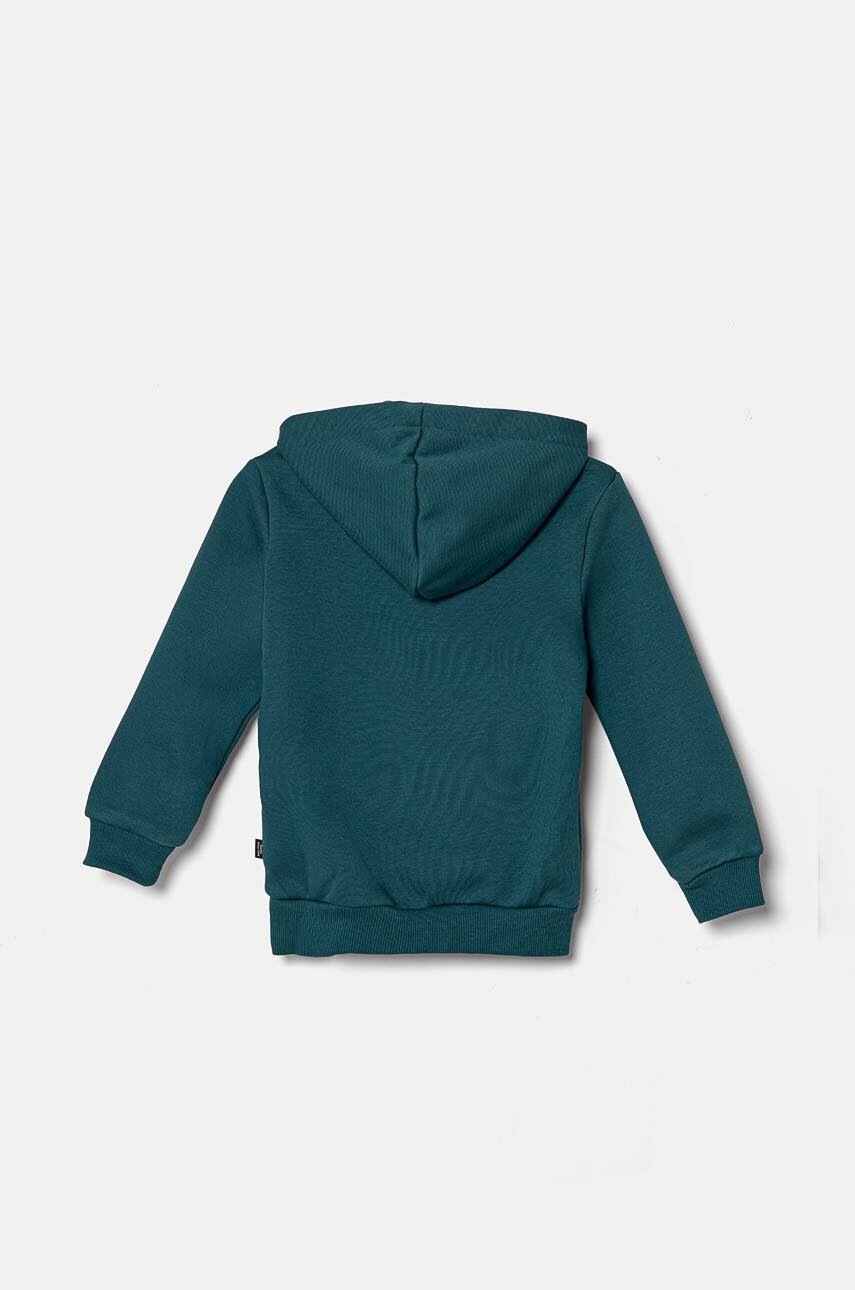 Детская кофта Puma цвет зелёный с капюшоном с принтом Детская кофта Puma цвет зелёный с капюшоном с принтом