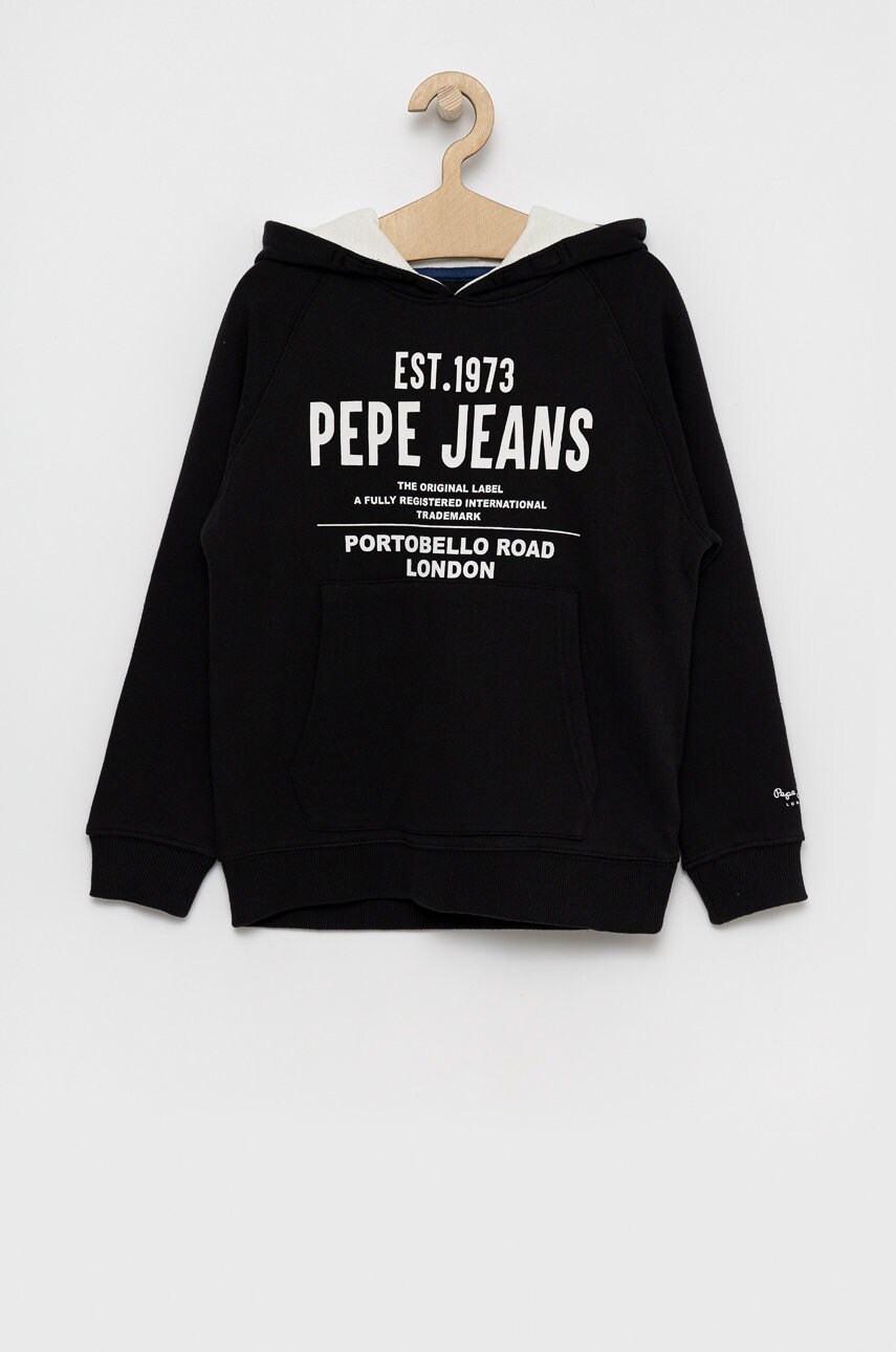 Pepe Jeans - hanorac de bumbac pentru copii jareth