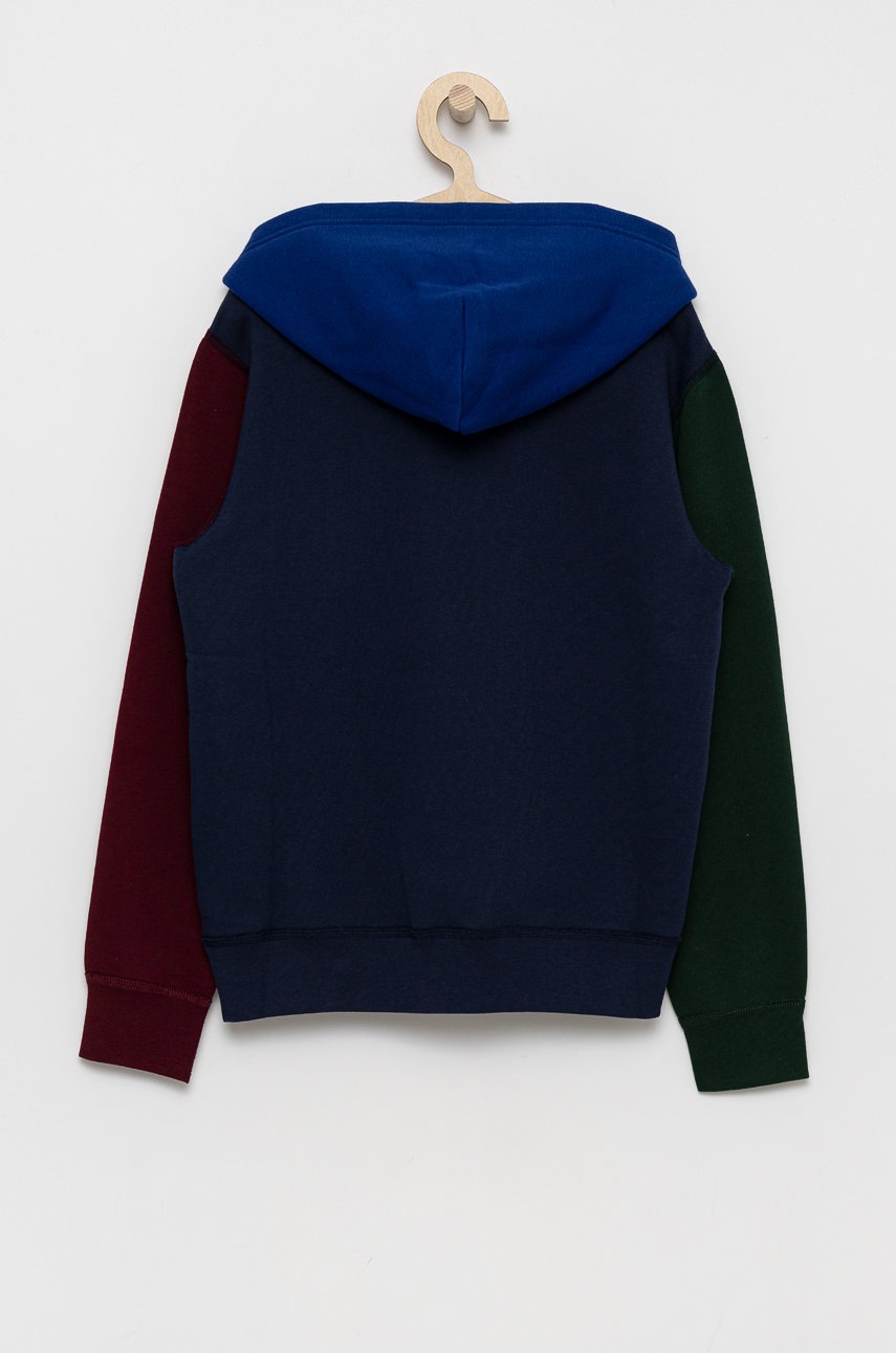 

Дитяча кофта Polo Ralph Lauren колір синій гладка