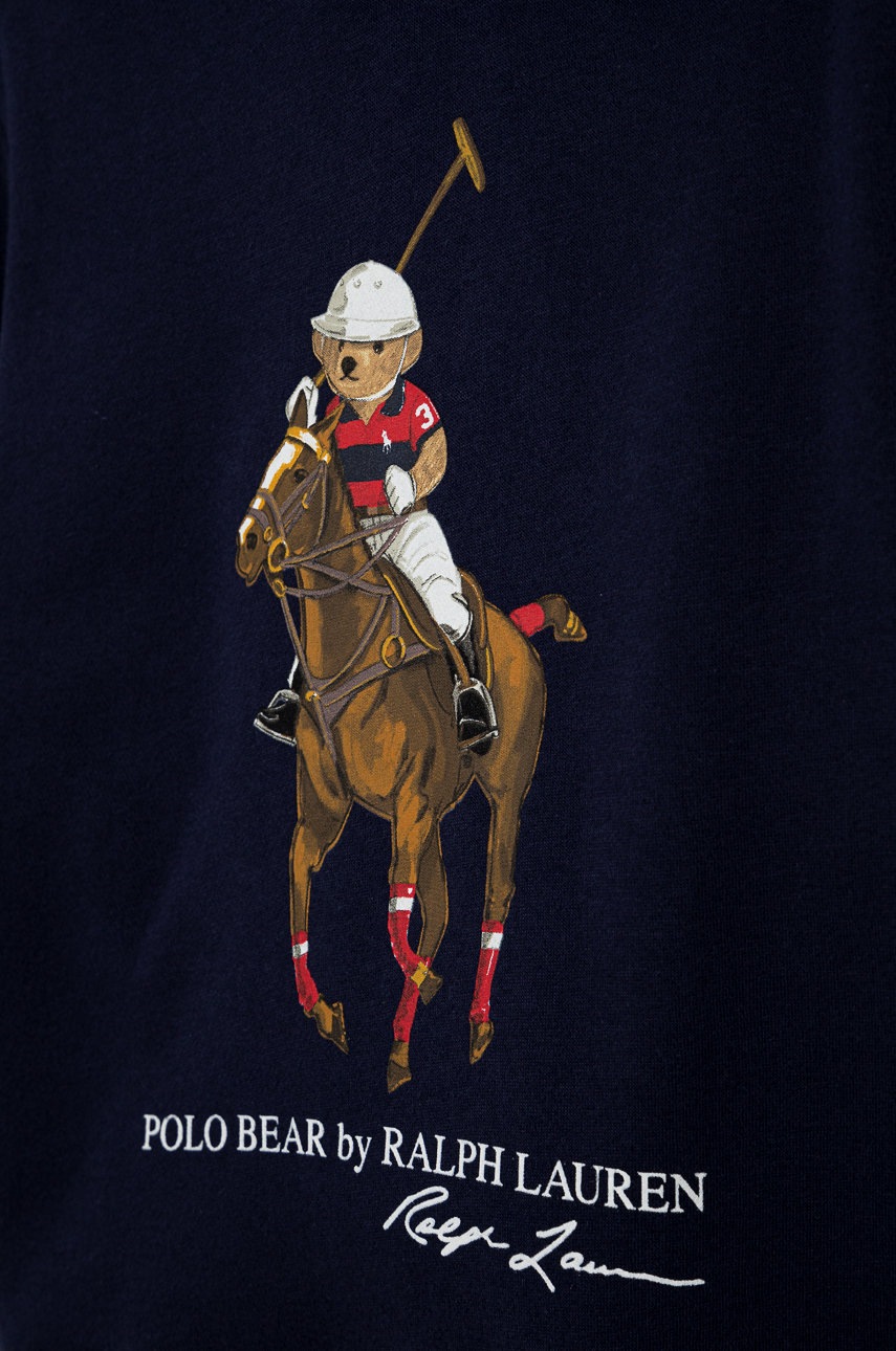

Детская кофта Polo Ralph Lauren цвет синий с принтом