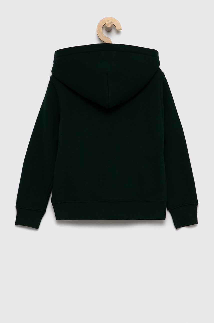 

Дитяча кофта Polo Ralph Lauren колір зелений гладка