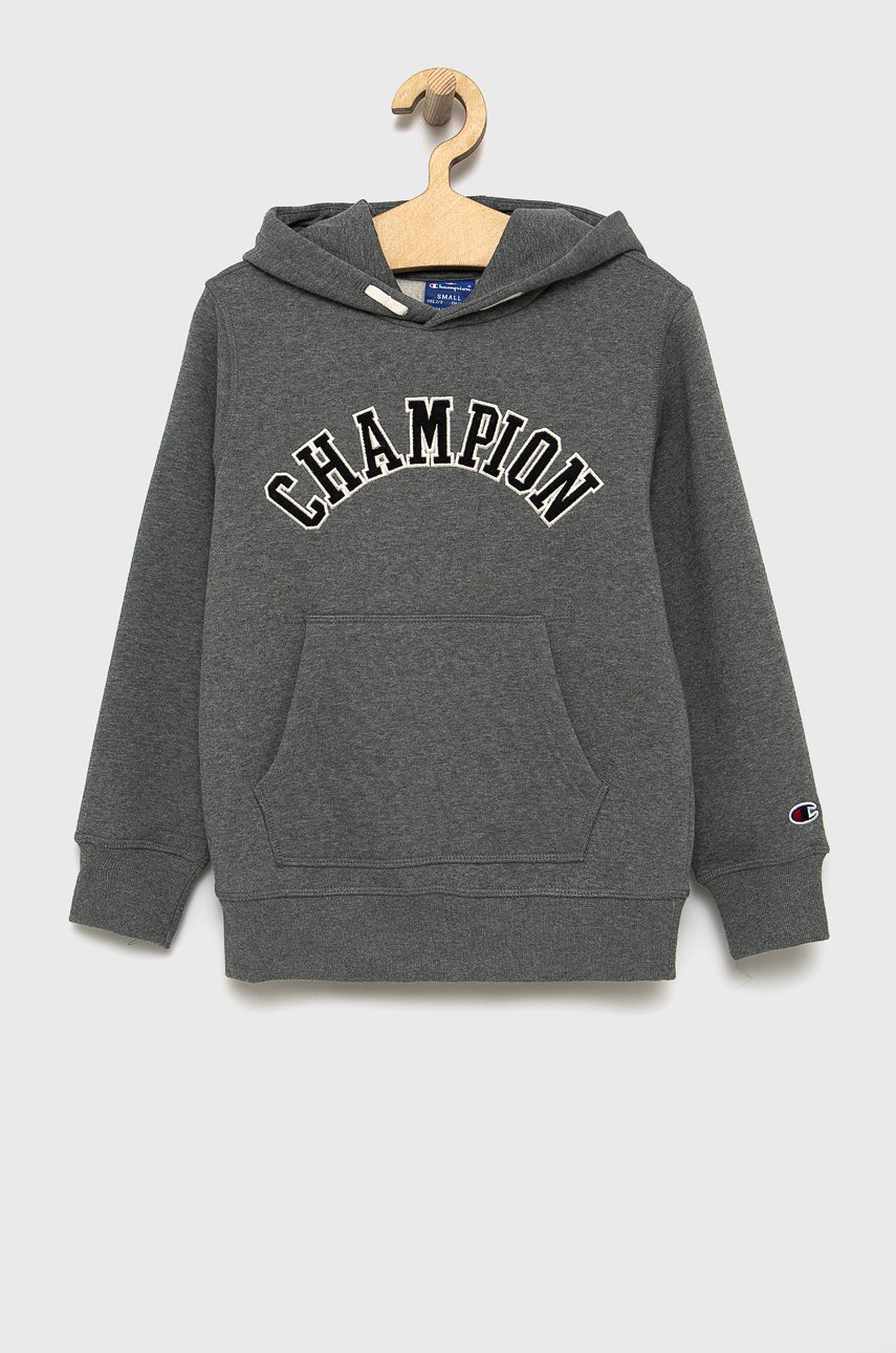 

Детски суичър Champion 305773 в сиво с изчистен дизайн, Сив