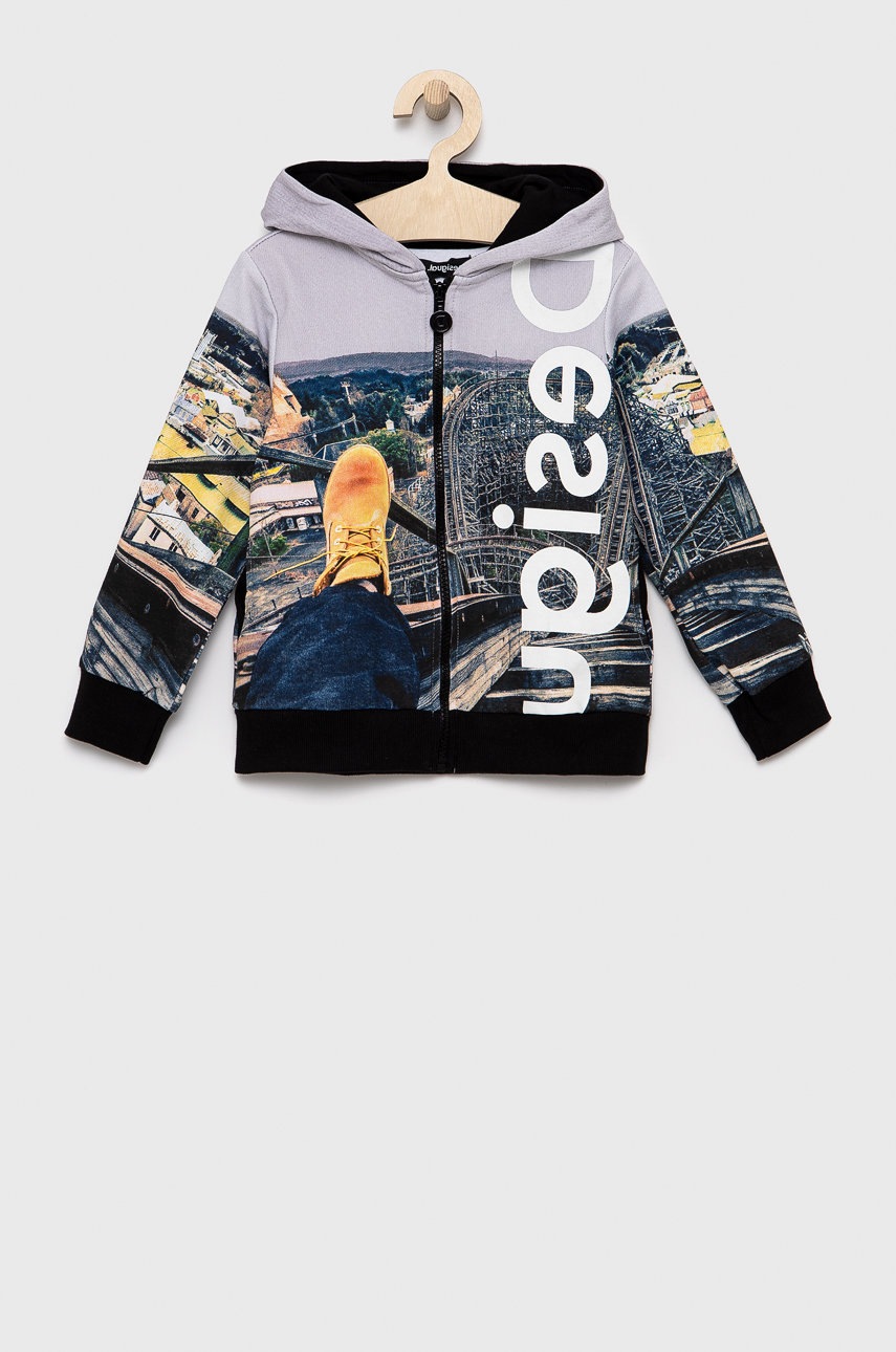 

Детская хлопковая кофта Desigual с принтом