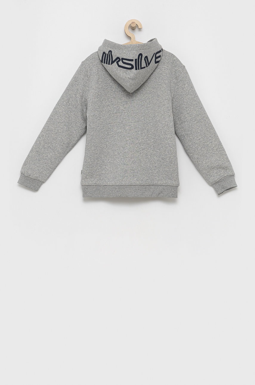 

Детская кофта Quiksilver цвет серый гладкая