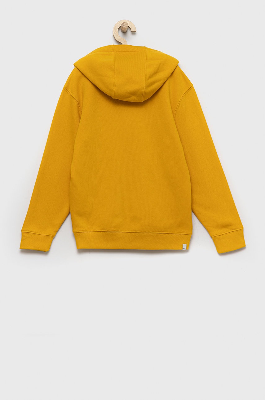 

Дитяча кофта Quiksilver колір жовтий з принтом