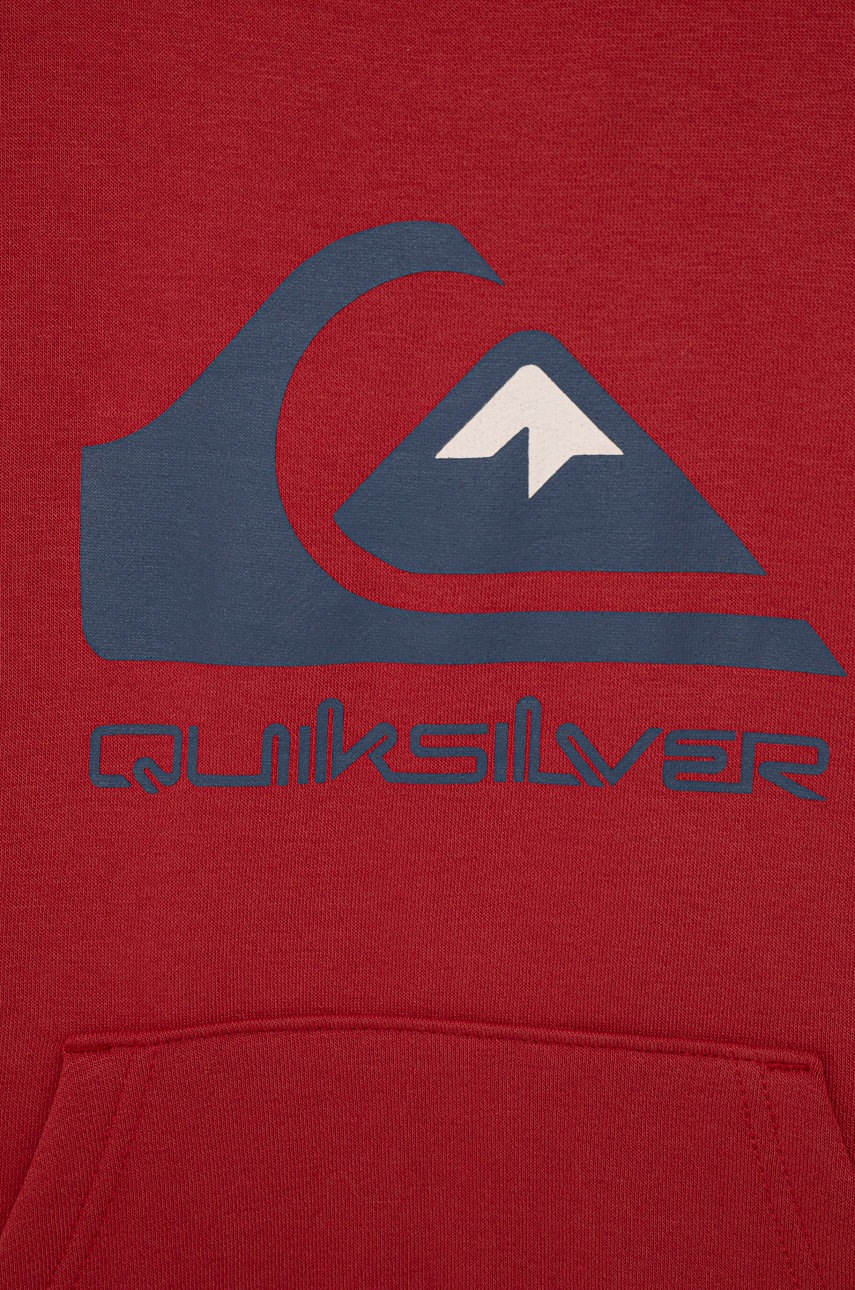 

Детская кофта Quiksilver цвет красный с принтом