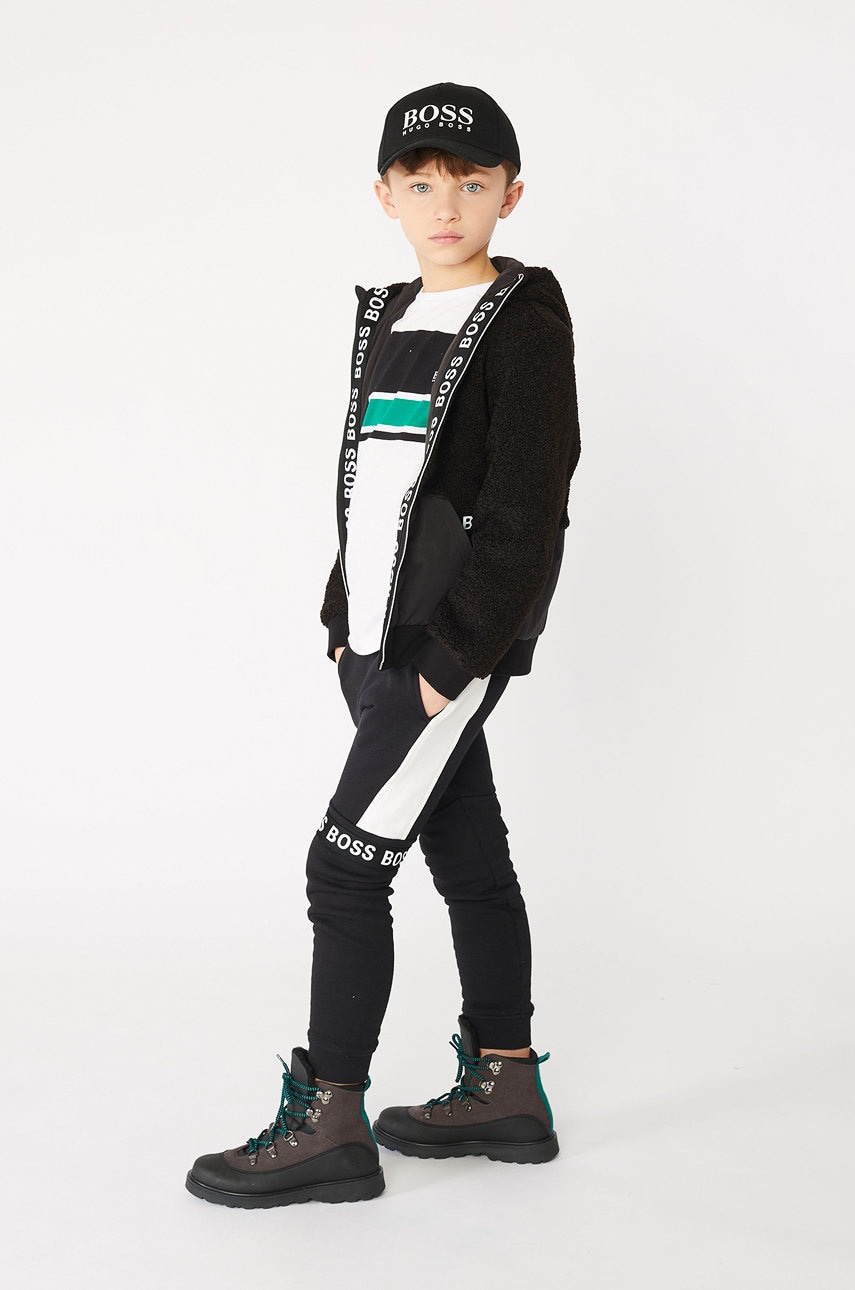 Boss - bluza cu doua fete copii
