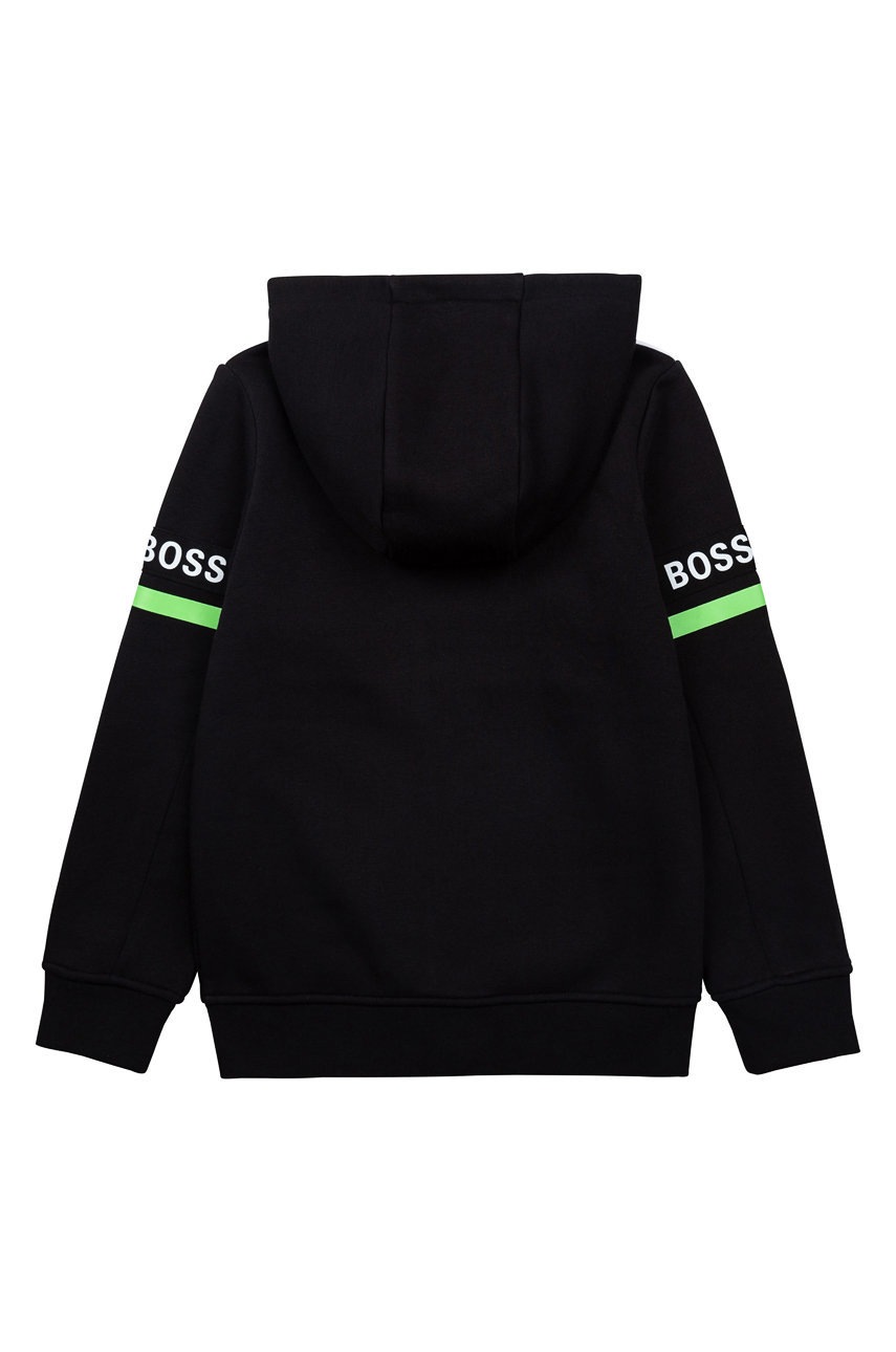 

Детская кофта Boss цвет чёрный с узором