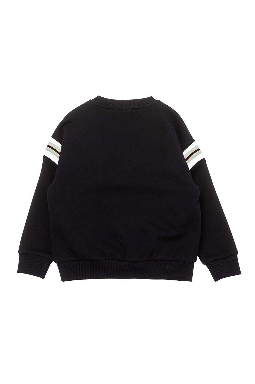 

Дитяча кофта Kenzo Kids колір чорний з принтом