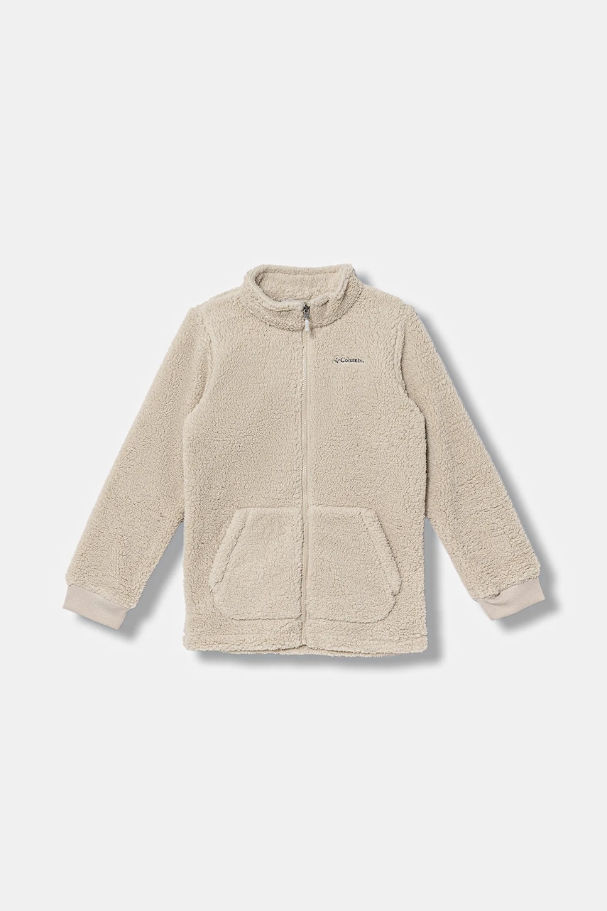 Columbia bluză copii culoarea bej, uni, 1908631