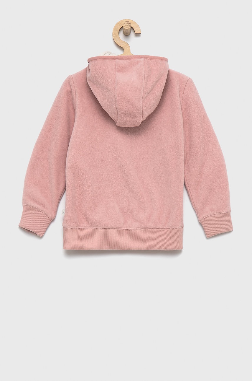 

Детская кофта United Colors of Benetton цвет розовый гладкая