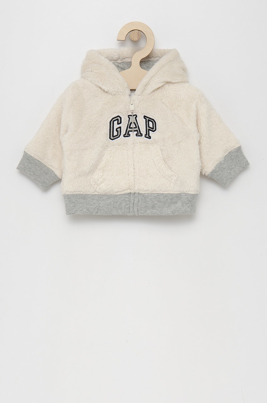 GAP bluza copii culoarea bej, cu imprimeu