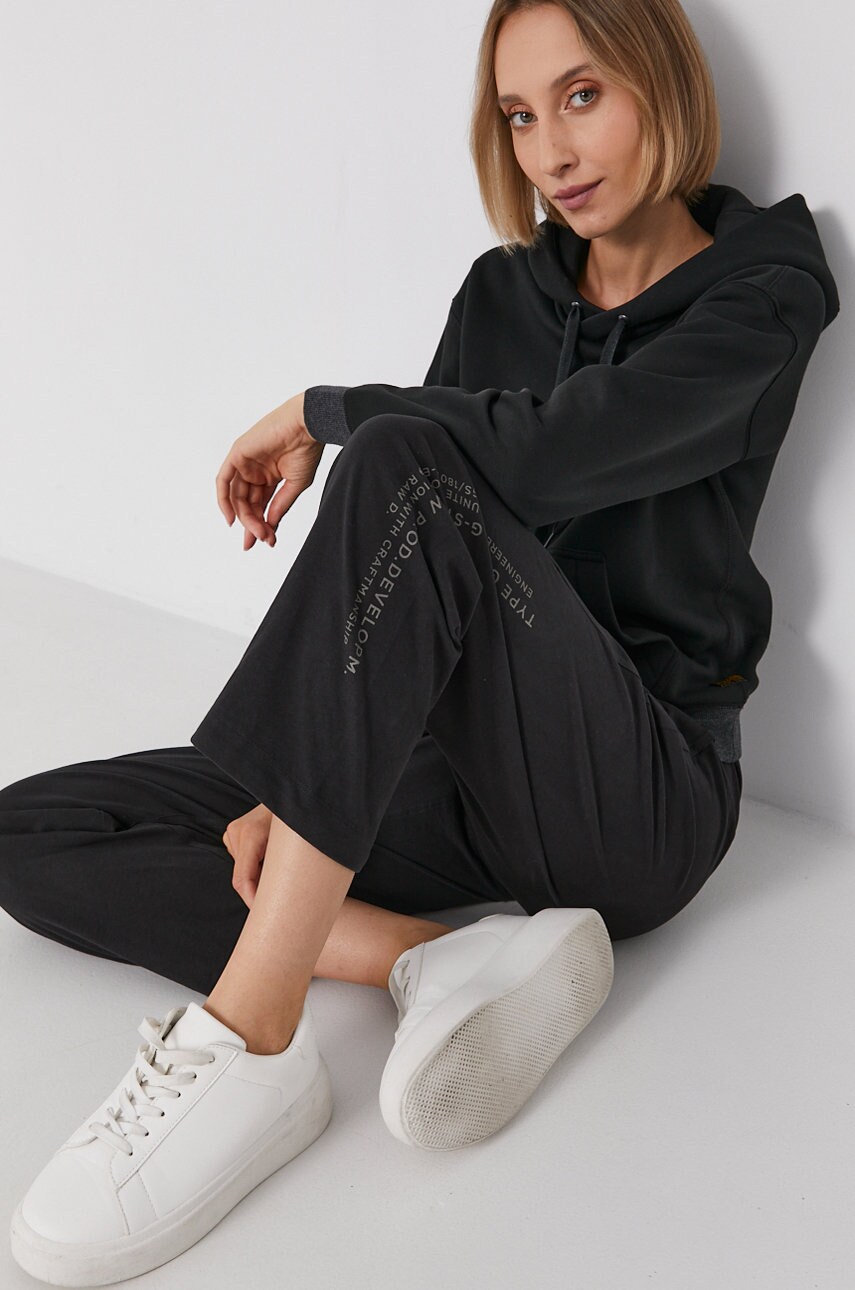 

Кофта G-Star Raw жіноча колір чорний гладка
