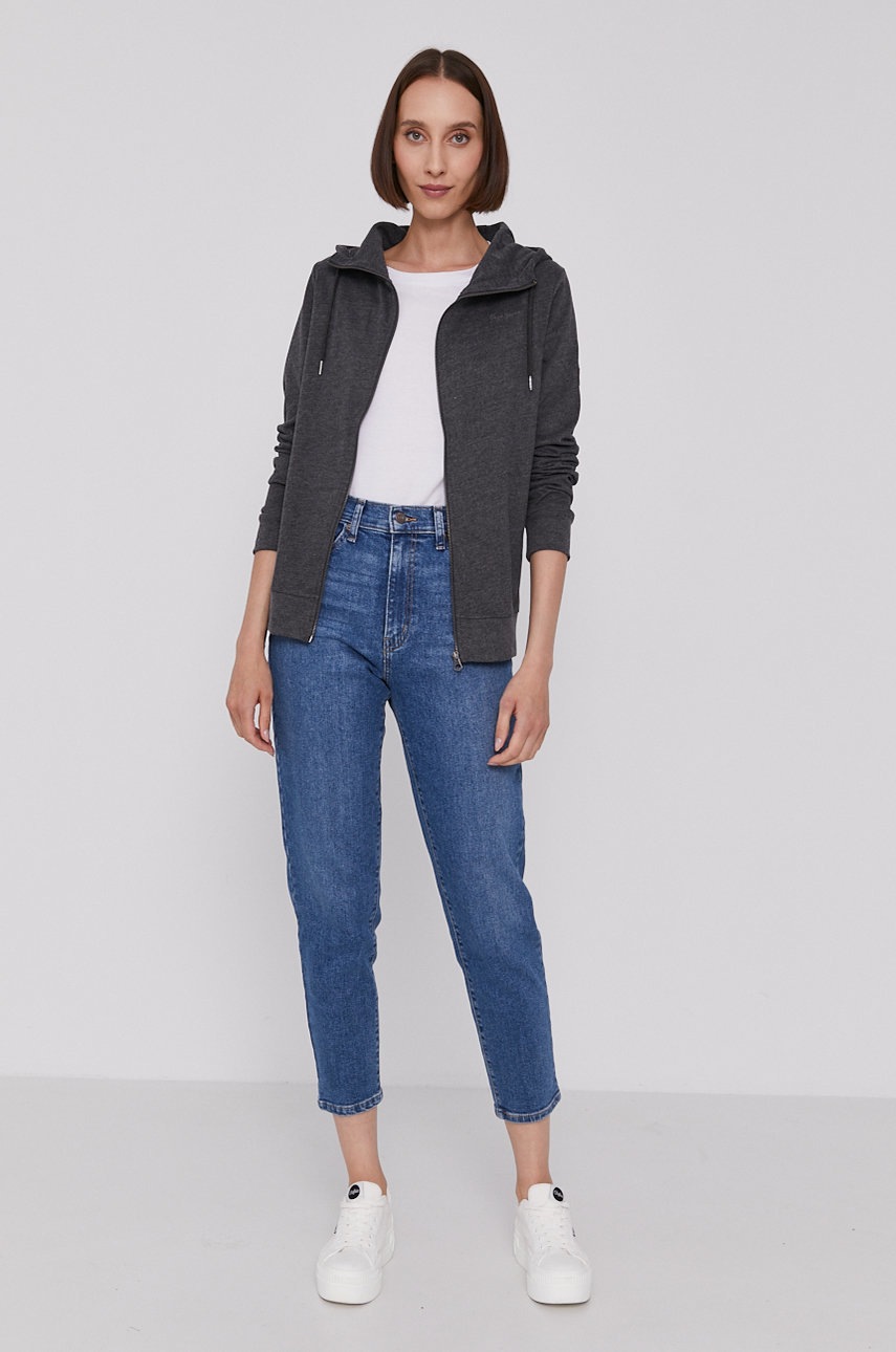 

Кофта Pepe Jeans жіноча колір сірий меланж