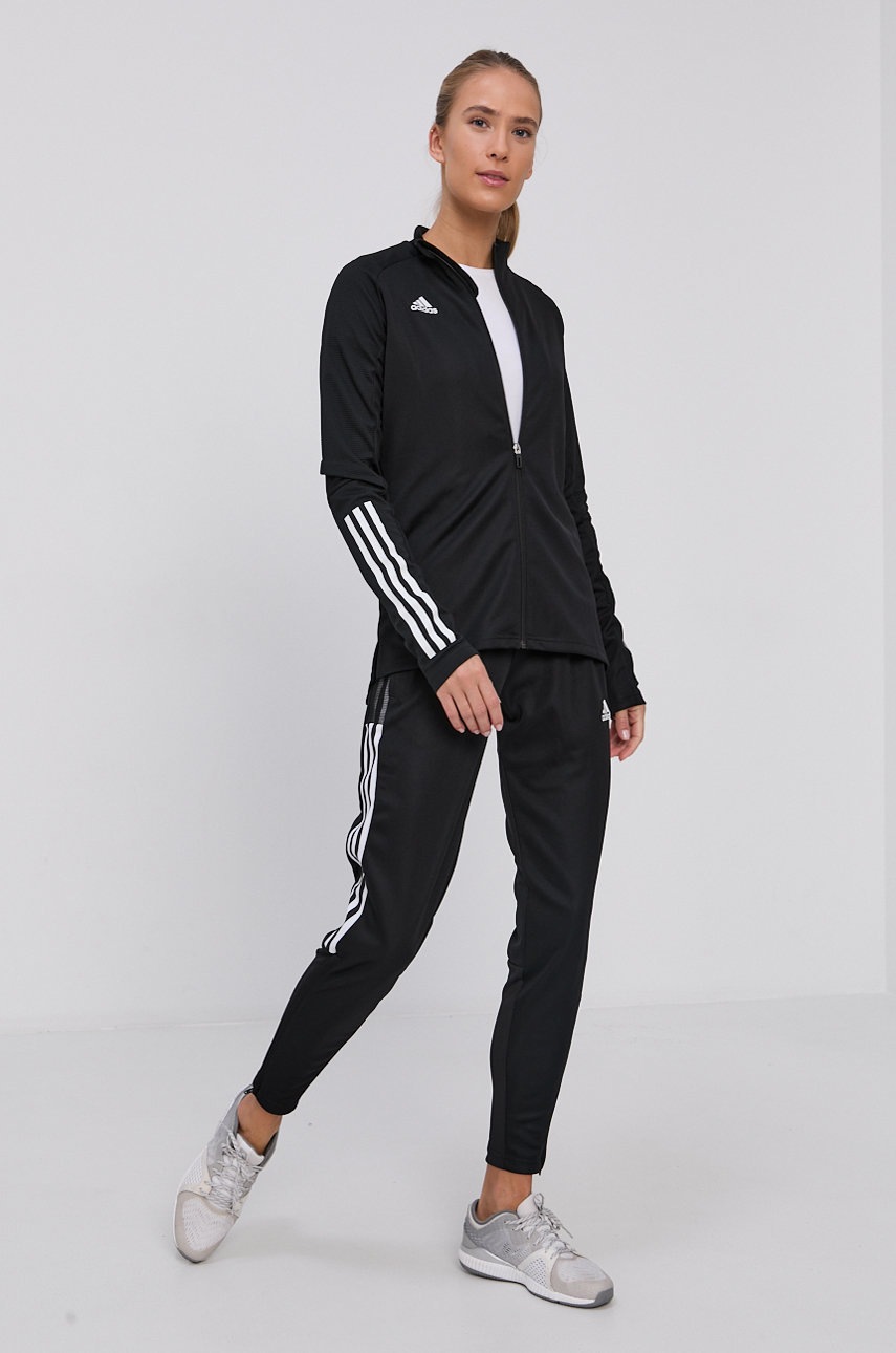 

Кофта adidas Performance жіноча колір чорний з принтом