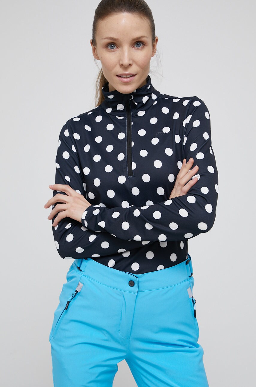 Protest bluza femei, culoarea albastru marin, modelator