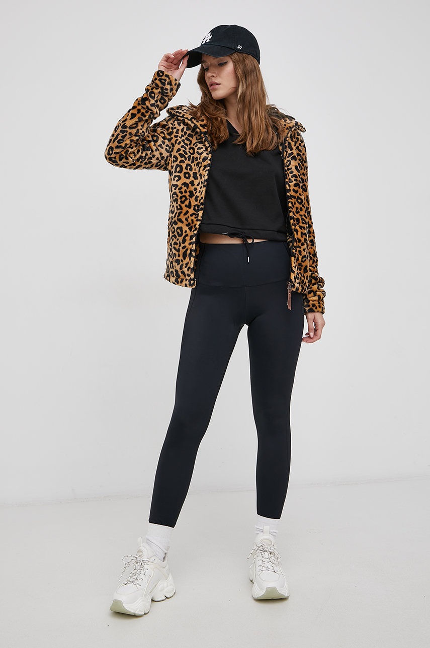 

Кофта Puma 589486 женская цвет чёрный гладкая