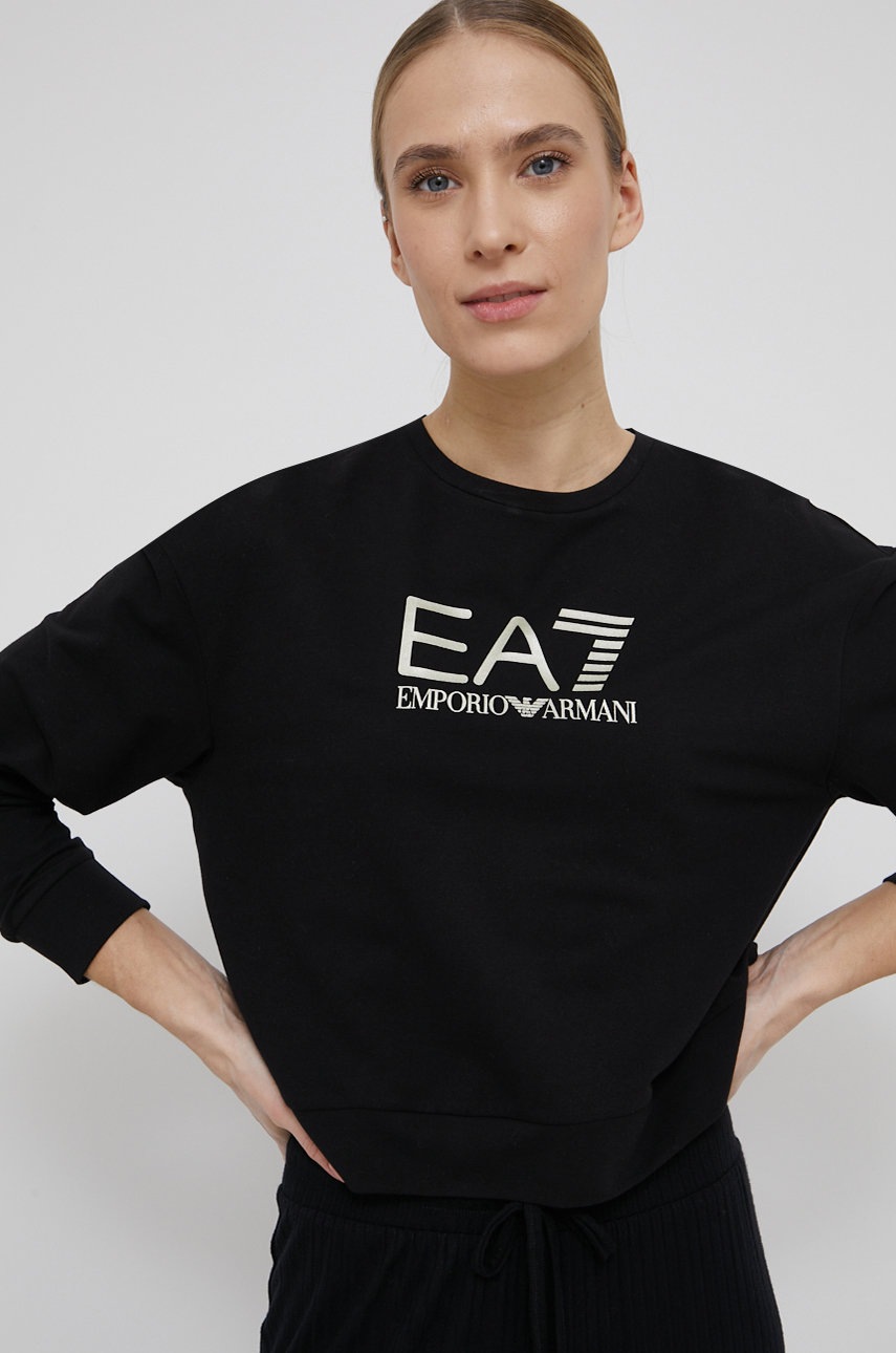 

Суичър EA7 Emporio Armani, Черен