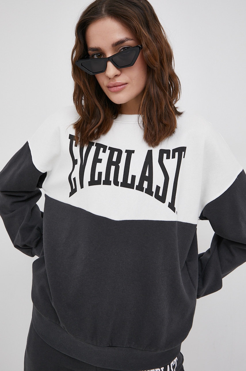 

Кофта Only x Everlast женская цвет серый гладкая