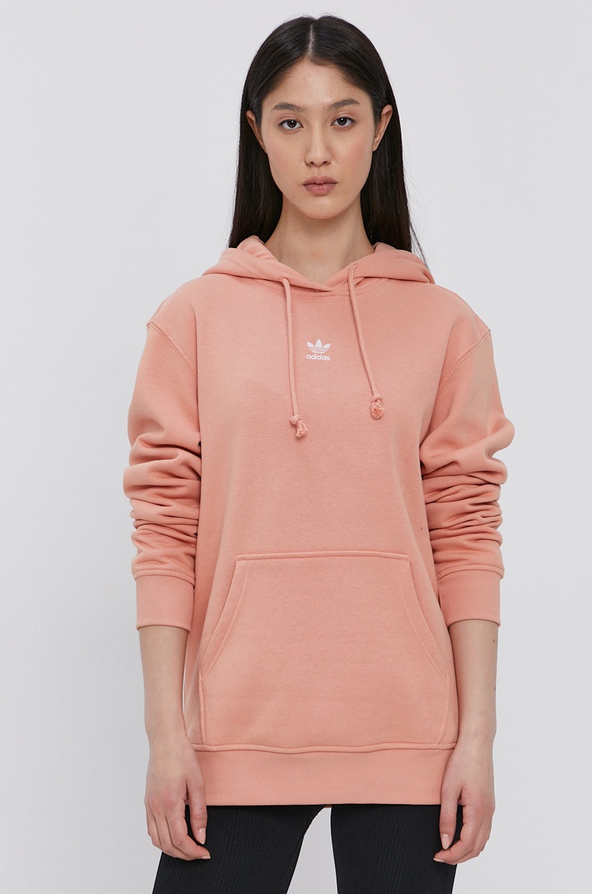 

Кофта adidas Originals жіноча колір помаранчевий гладка
