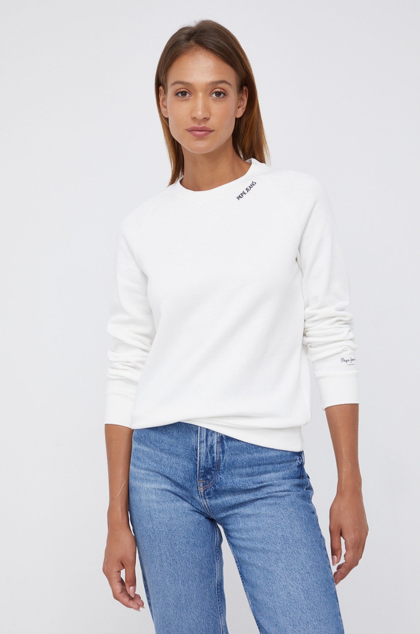 

Pepe Jeans - Суичър Priscila, Бял