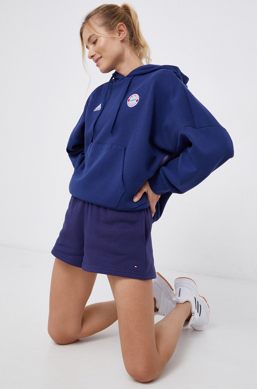 

Кофта adidas Performance жіноча колір синій з аплікацією