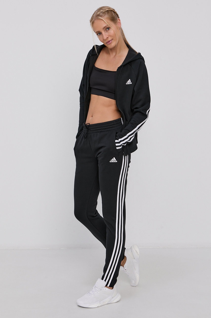 

Спортивный костюм adidas Performance женский цвет чёрный
