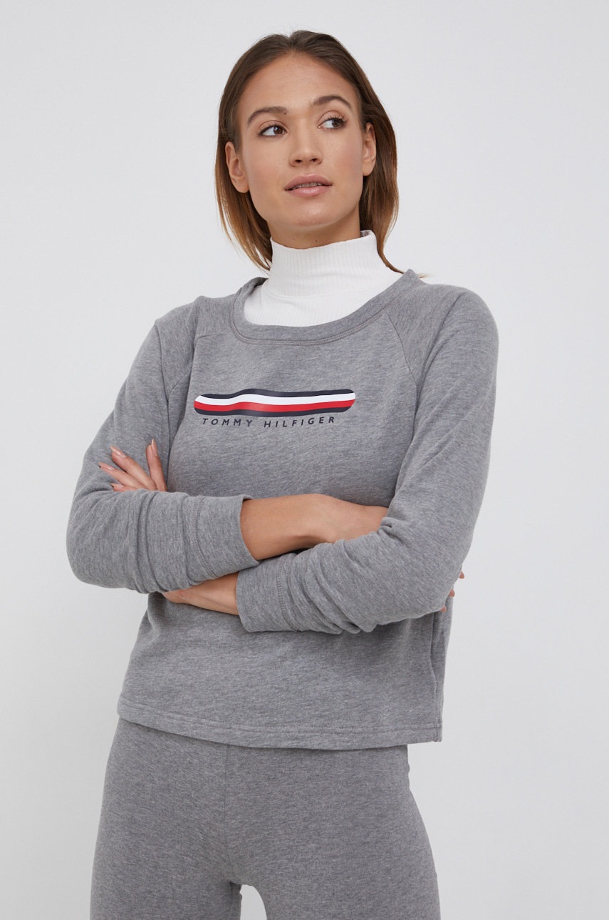 

Кофта Tommy Hilfiger жіноча колір сірий з принтом