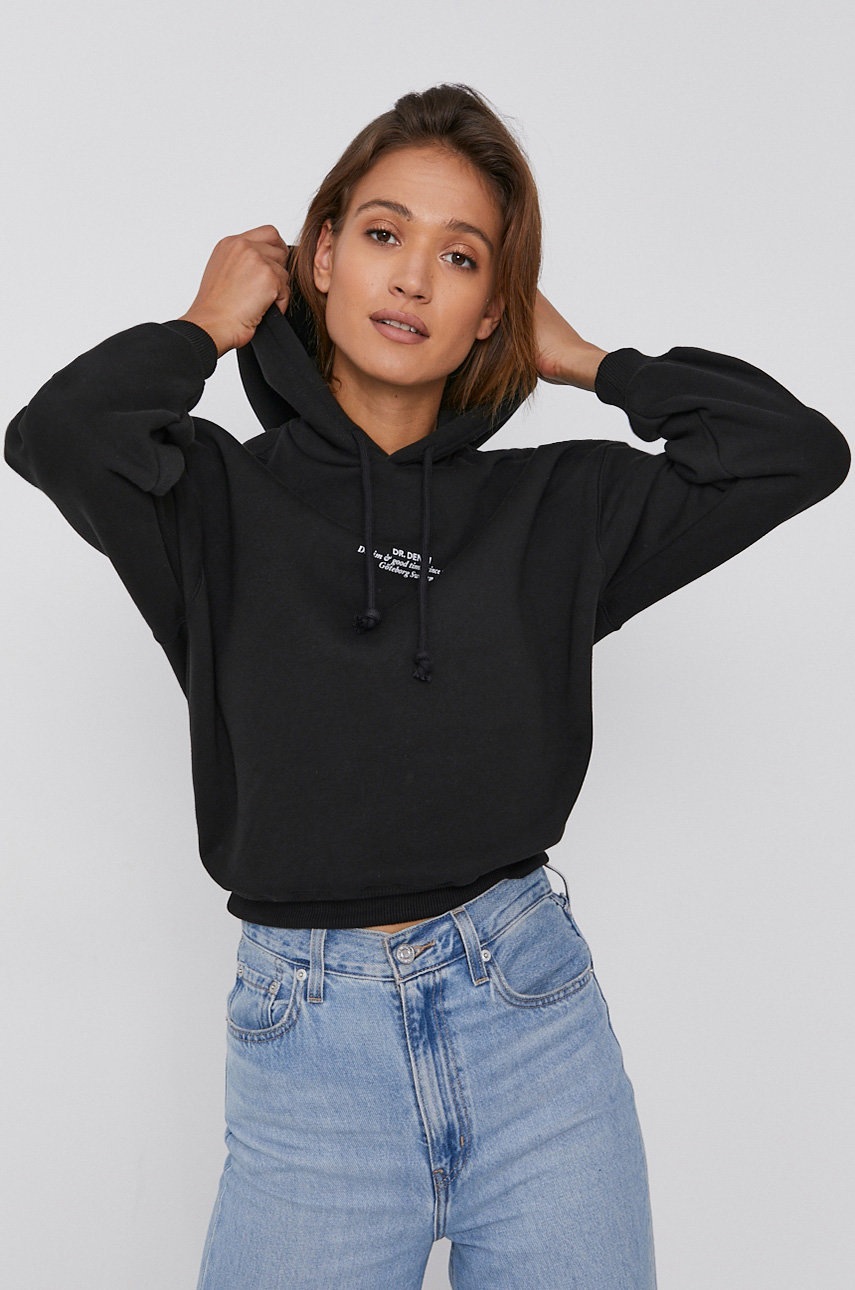 

Кофта Dr. Denim женская цвет чёрный с принтом
