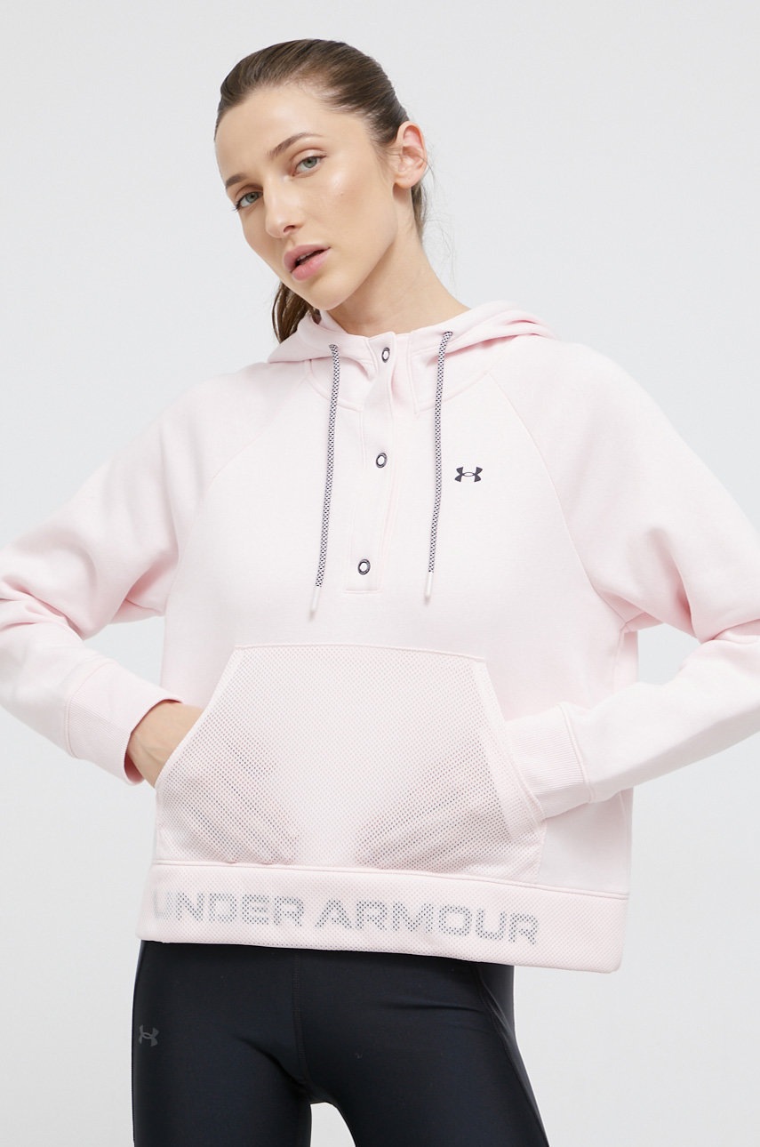 

Кофта Under Armour 1365844 женская цвет розовый с принтом