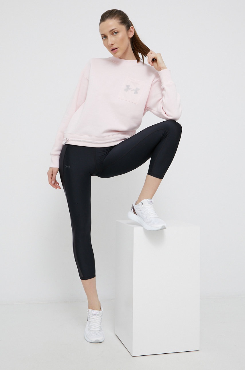 

Кофта Under Armour 1365847 женская цвет розовый с принтом