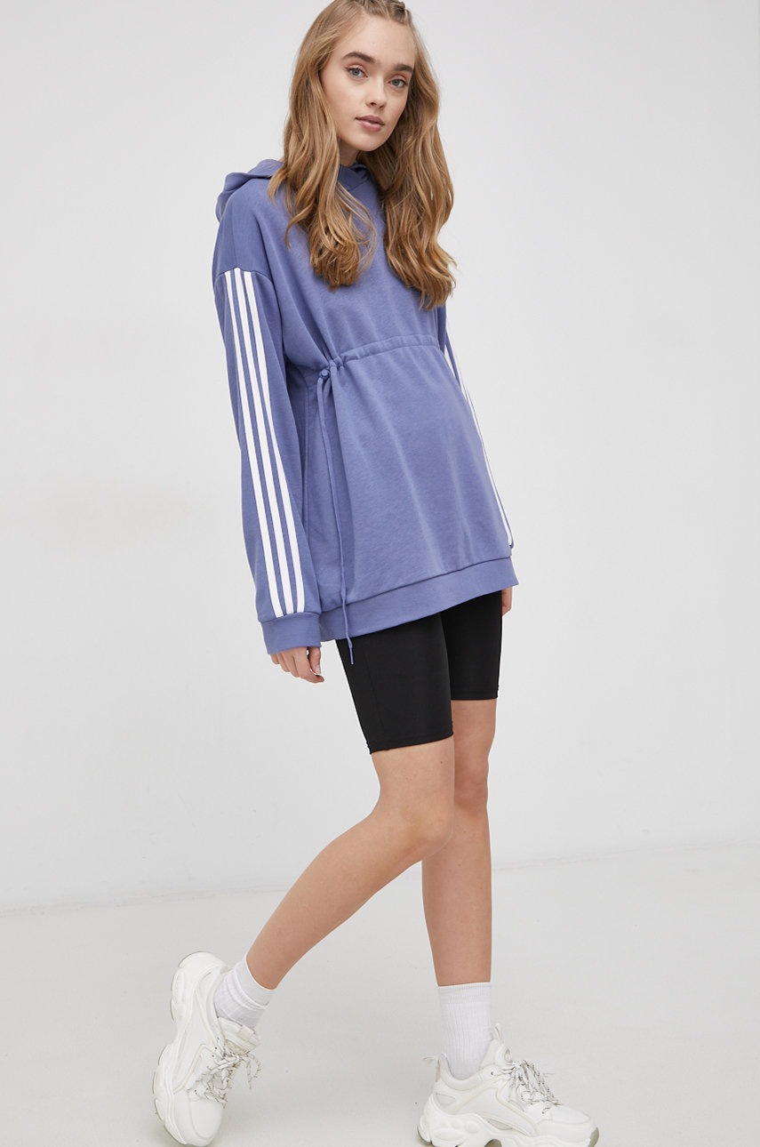 

Кофта для беременных adidas женская цвет фиолетовый гладкая