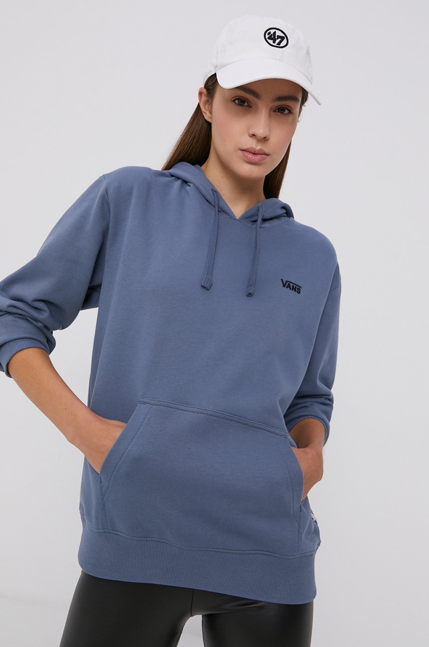 

Vans - Памучен суичър, Тъмносин